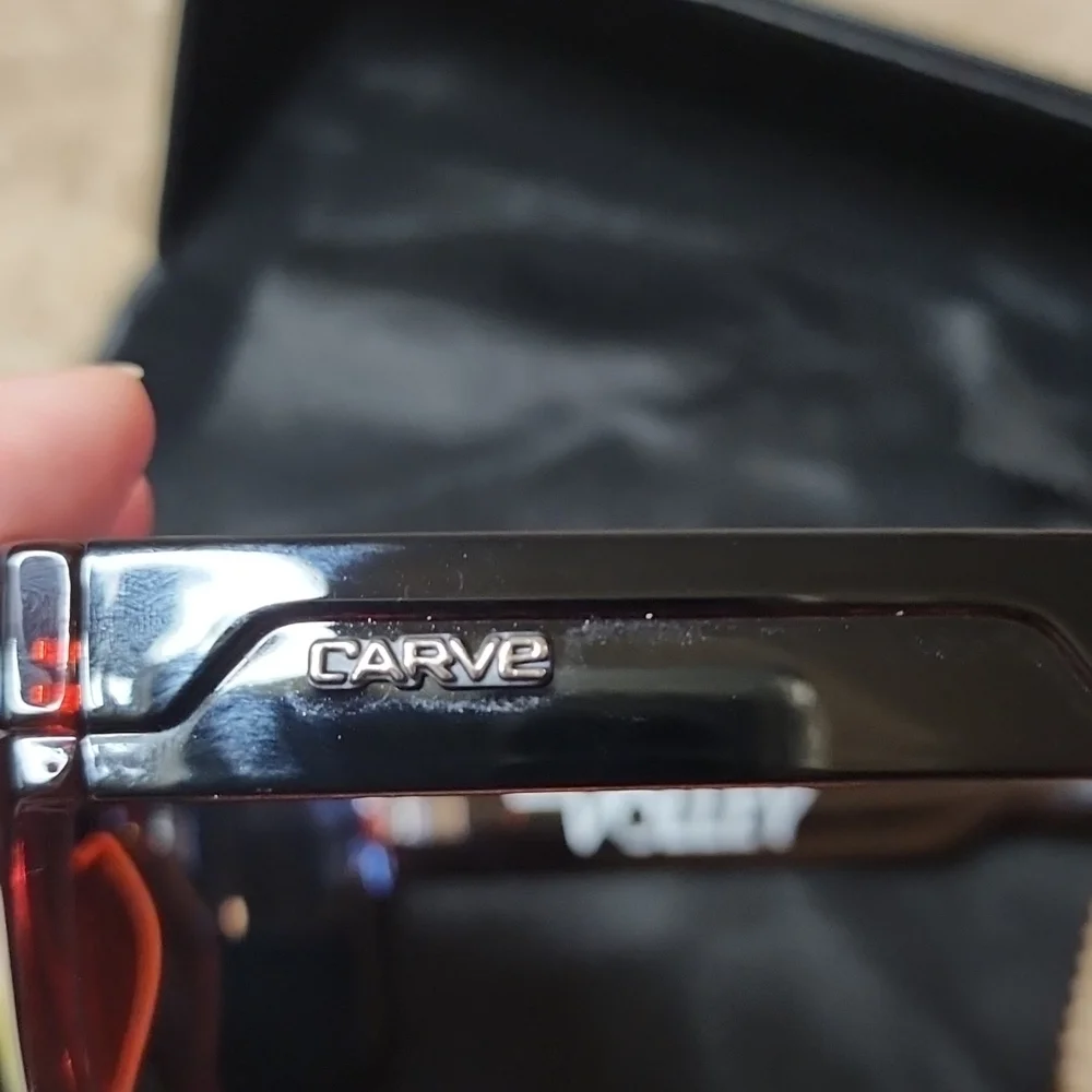 Carve Volley iridium gloss black flame sunglasses